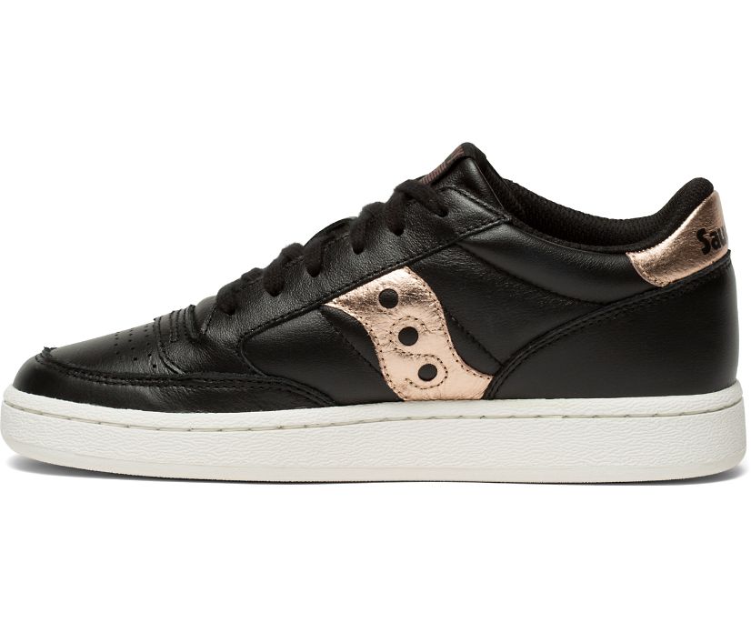 Saucony Jazz Court Women's Originals Black / Rose Gold | Canada 045LISH